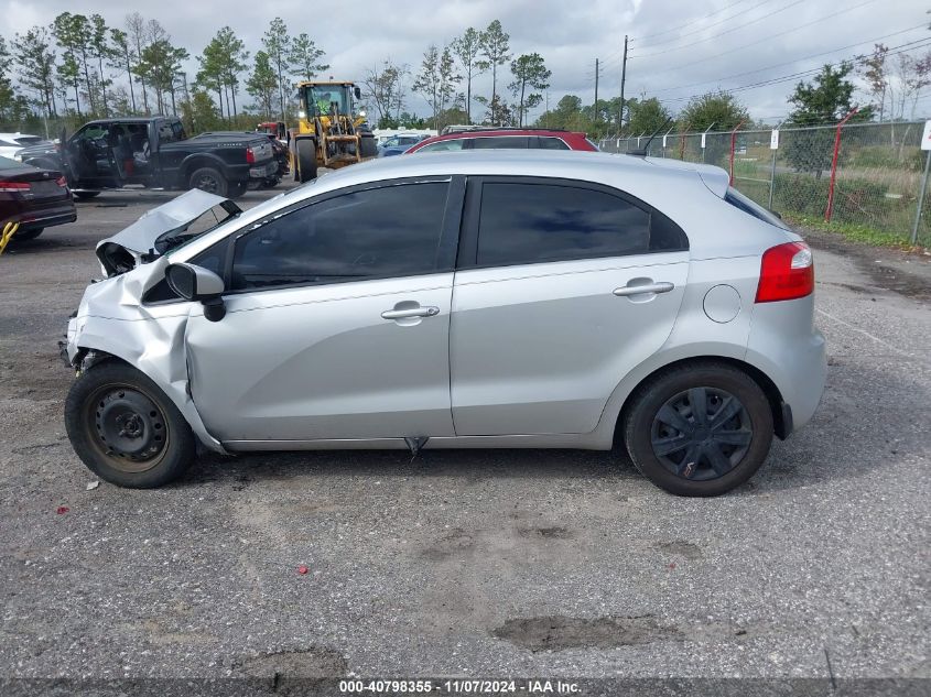 2013 Kia Rio Lx VIN: KNADM5A38D6246256 Lot: 40798355