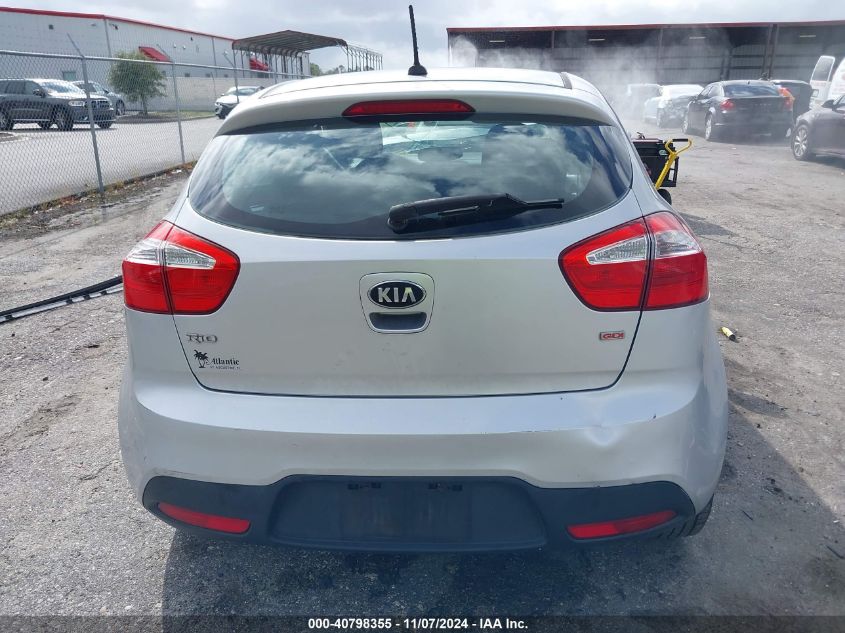 2013 Kia Rio Lx VIN: KNADM5A38D6246256 Lot: 40798355