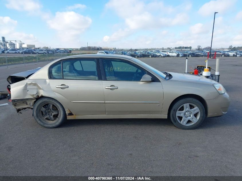 2006 Chevrolet Malibu Lt VIN: 1G1ZT51856F129821 Lot: 40798360