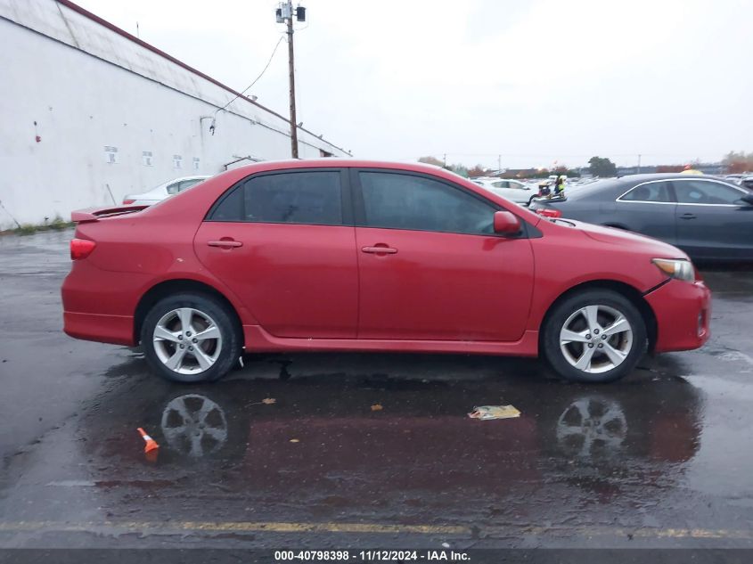 2011 Toyota Corolla S VIN: 2T1BU4EE0BC611535 Lot: 40798398