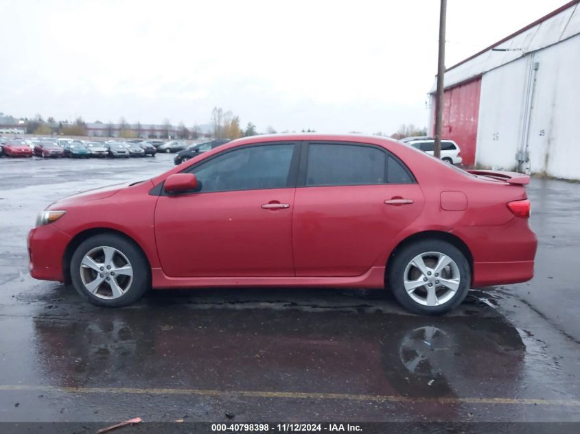 2011 Toyota Corolla S VIN: 2T1BU4EE0BC611535 Lot: 40798398