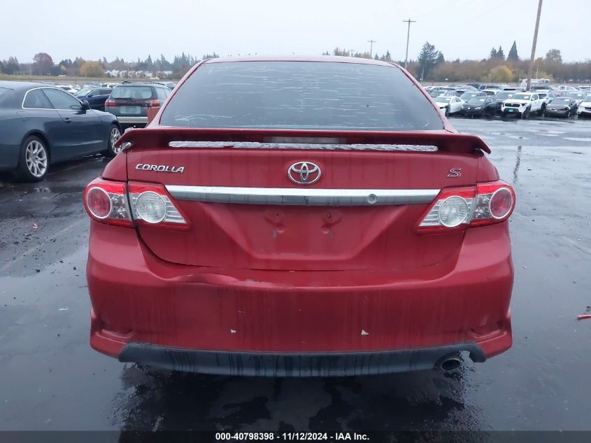 2011 Toyota Corolla S VIN: 2T1BU4EE0BC611535 Lot: 40798398