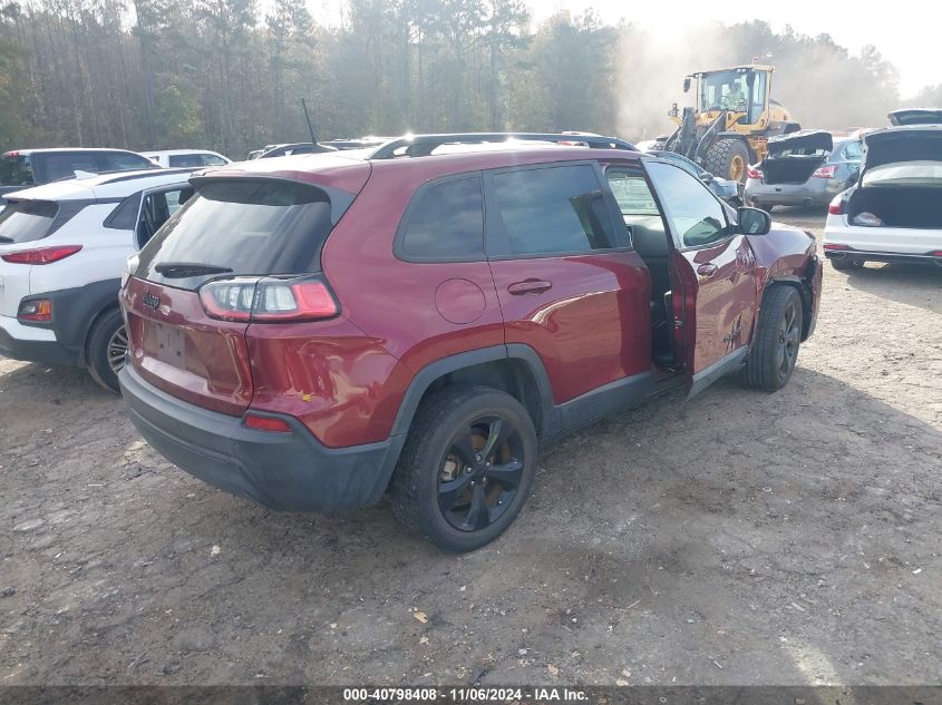 2020 Jeep Cherokee Altitude Fwd VIN: 1C4PJLLB9LD580825 Lot: 40798408