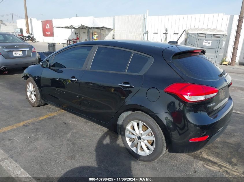 VIN KNAFK5A80H5680676 2017 KIA FORTE no.3