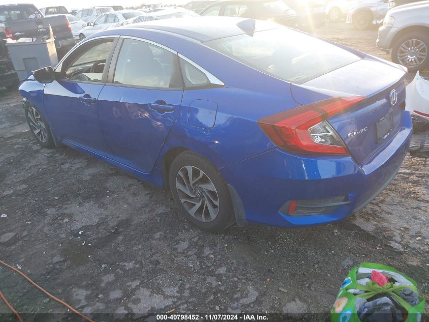 VIN 19XFC2F76HE021875 2017 Honda Civic, EX no.3