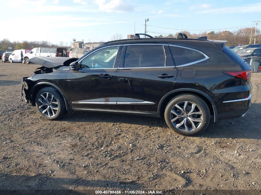 2022 Acura Mdx Technology Package VIN: 5J8YE1H42NL005760 Lot: 40798456