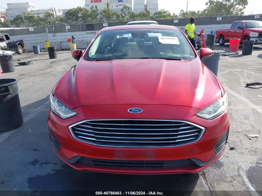 2020 Ford Fusion Se VIN: 3FA6P0HDXLR265452 Lot: 40798483