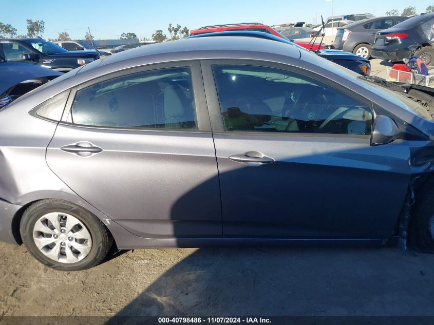 2016 Hyundai Accent Se VIN: KMHCT4AE5GU980801 Lot: 40798486