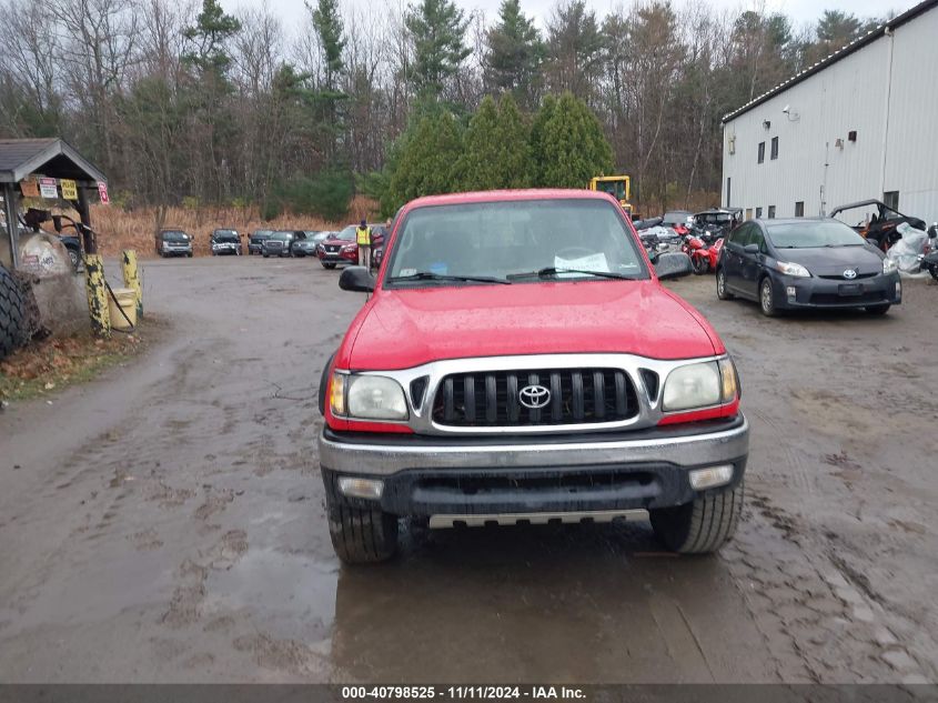 2004 Toyota Tacoma VIN: 5TEWM72N44Z381695 Lot: 40798525