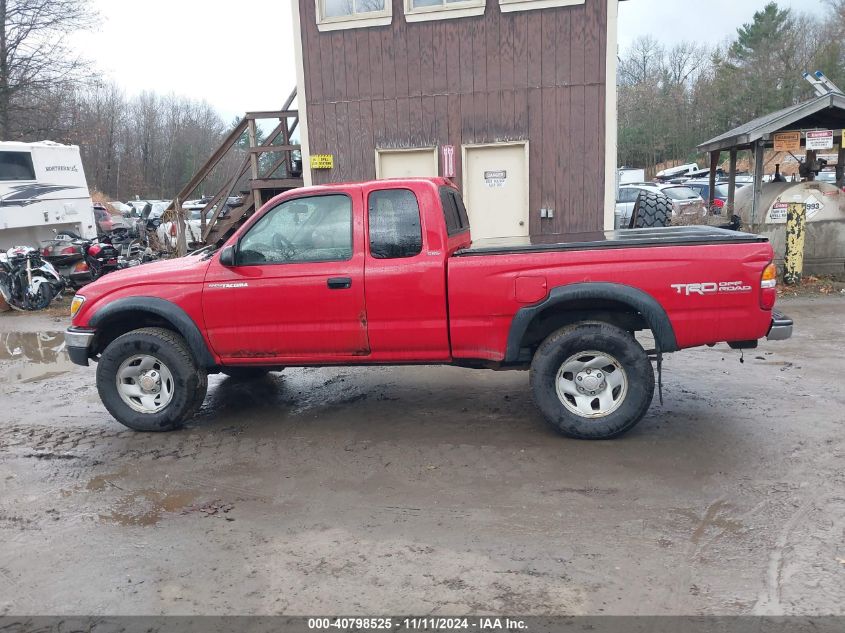 2004 Toyota Tacoma VIN: 5TEWM72N44Z381695 Lot: 40798525