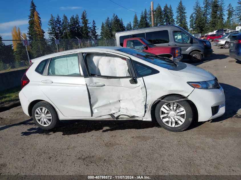 2015 Honda Fit Lx VIN: 3HGGK5G55FM720599 Lot: 40798572