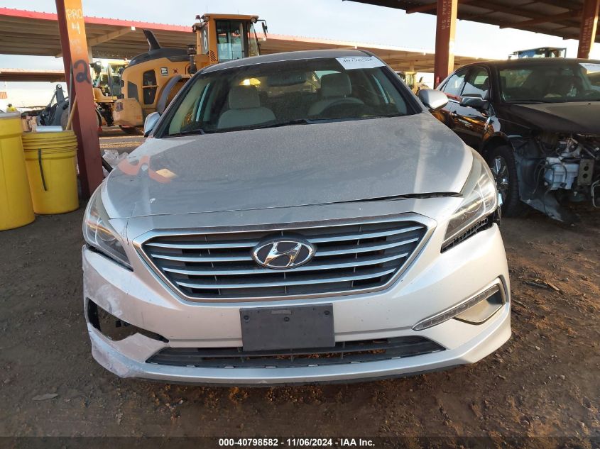 2015 Hyundai Sonata Se VIN: 5NPE24AF2FH167739 Lot: 40798582