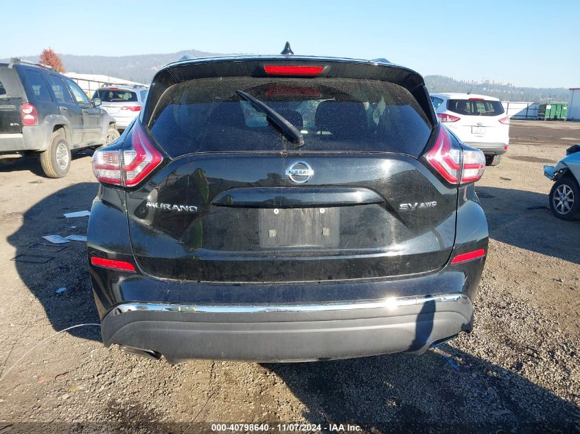 2018 Nissan Murano Sv VIN: 5N1AZ2MH7JN143579 Lot: 40798640