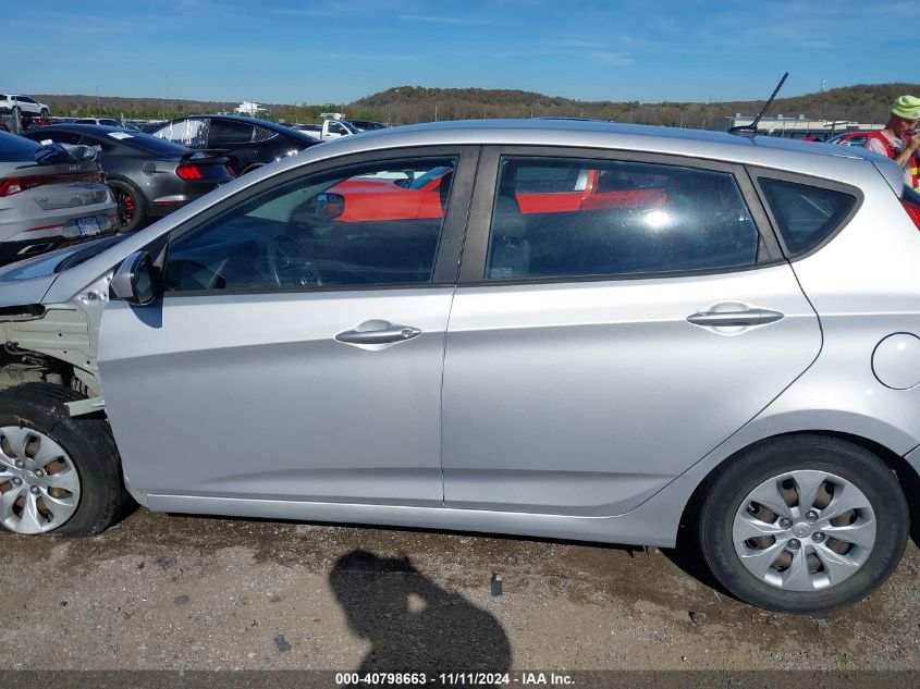 2016 Hyundai Accent Se VIN: KMHCT5AE8GU290322 Lot: 40798663