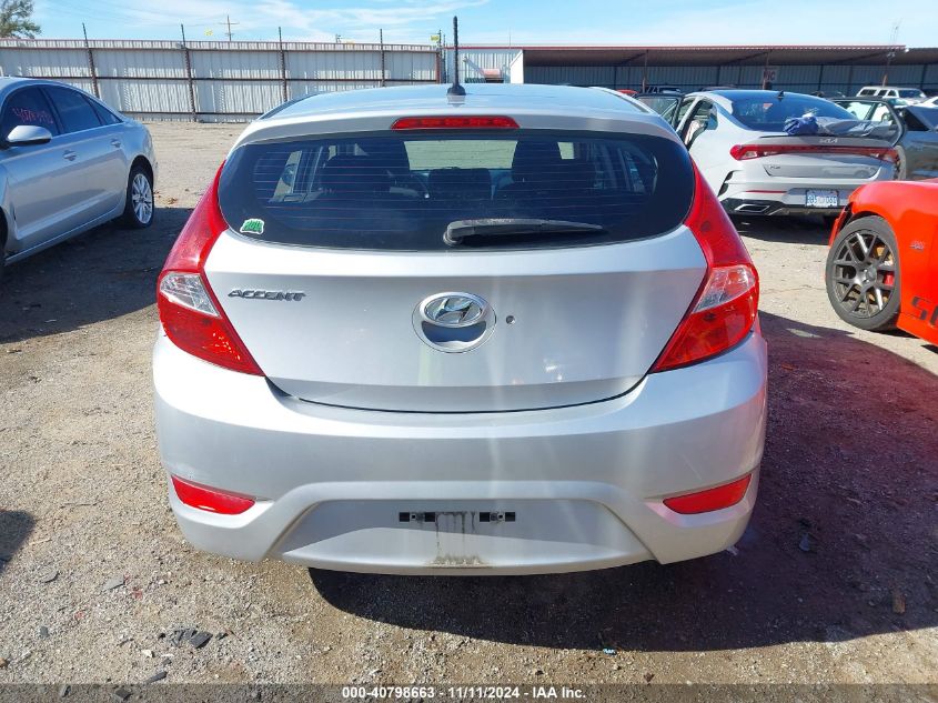 2016 Hyundai Accent Se VIN: KMHCT5AE8GU290322 Lot: 40798663