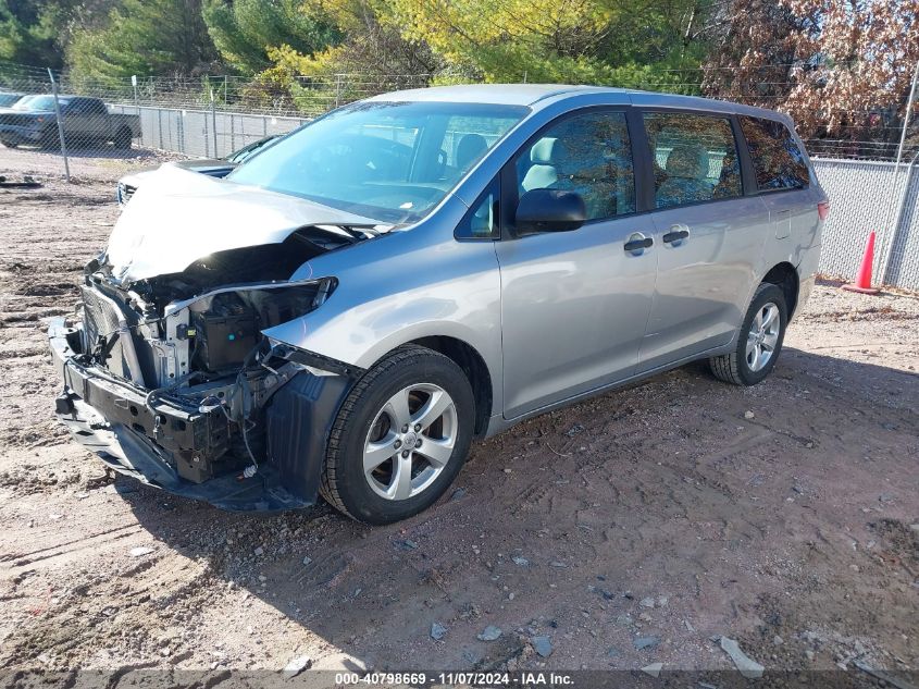 2016 Toyota Sienna L 7 Passenger VIN: 5TDZK3DC2GS751311 Lot: 40798669