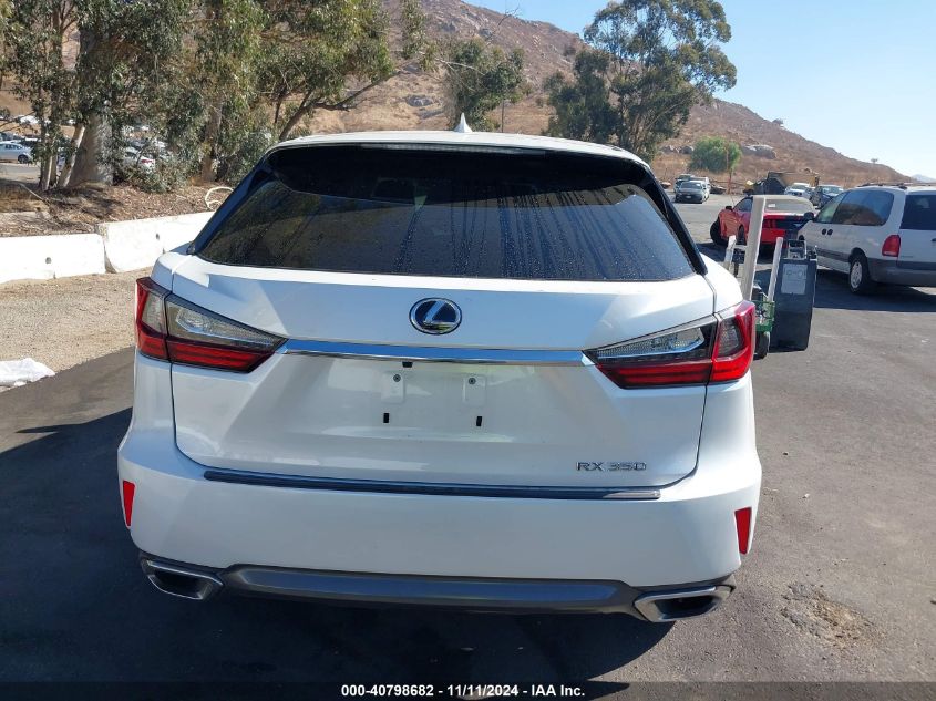 2017 Lexus Rx 350 VIN: 2T2ZZMCA9HC055522 Lot: 40798682