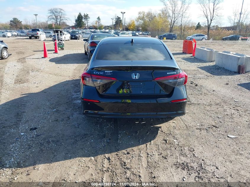 2022 Honda Civic Touring VIN: 2HGFE1F94NH309594 Lot: 40798724