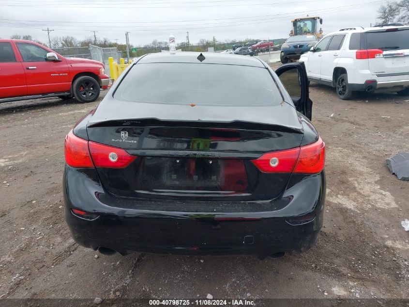 2015 Infiniti Q50 Premium VIN: JN1BV7AR7FM415210 Lot: 40798725