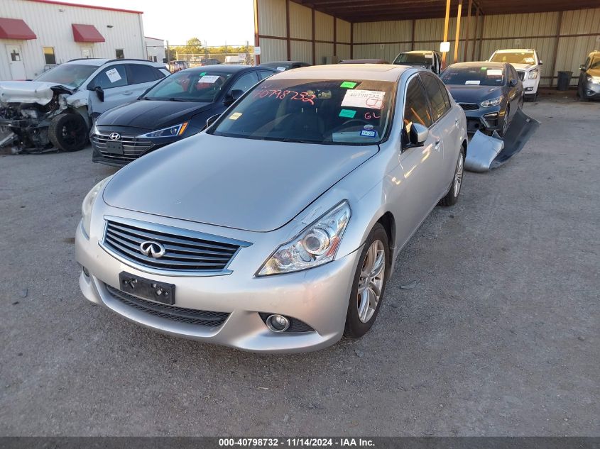 VIN JN1CV6AP6DM303993 2013 Infiniti G37, Journey no.2