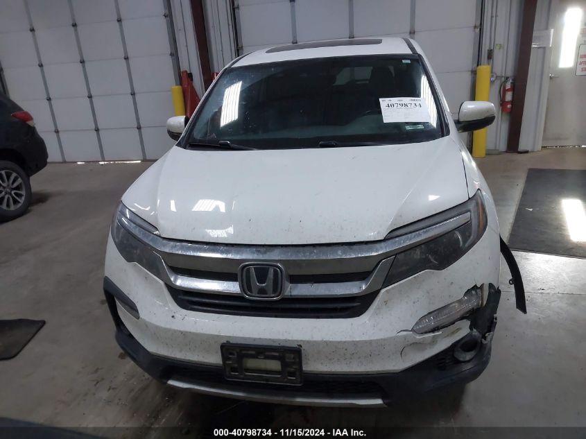 2020 Honda Pilot Awd Ex-L VIN: 5FNYF6H57LB057435 Lot: 40798734