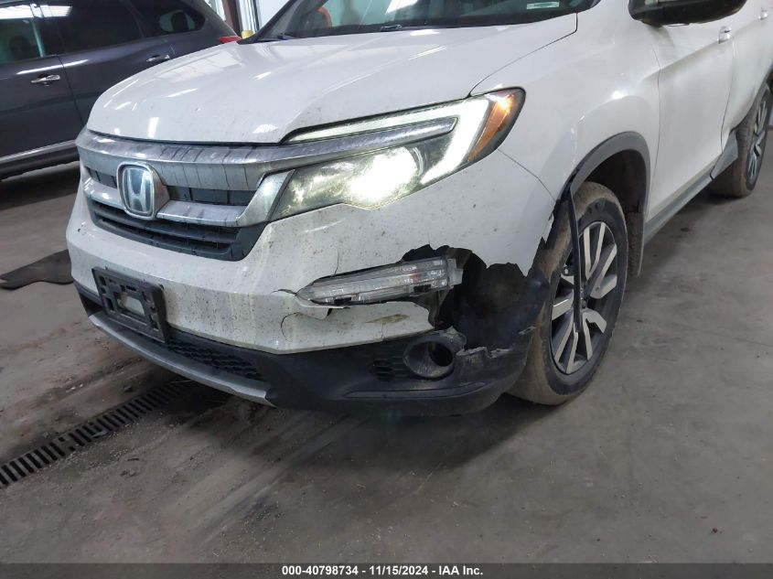 2020 Honda Pilot Awd Ex-L VIN: 5FNYF6H57LB057435 Lot: 40798734