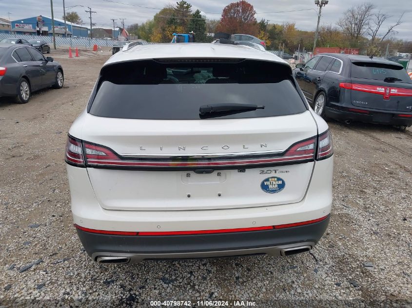 2019 Lincoln Nautilus Select VIN: 2LMPJ8K90KBL42622 Lot: 40798742