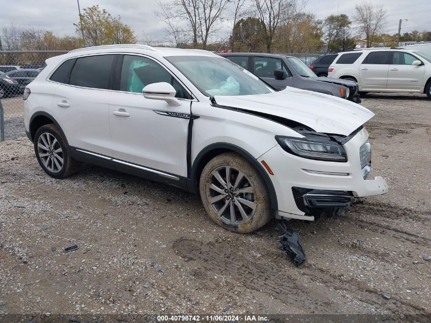 2019 Lincoln Nautilus Select VIN: 2LMPJ8K90KBL42622 Lot: 40798742