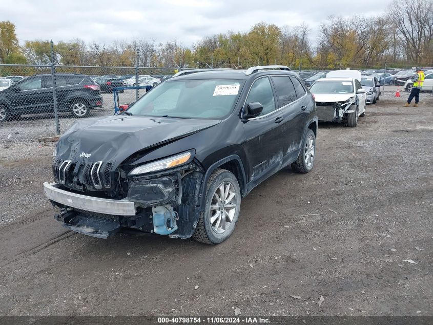 2014 Jeep Cherokee Limited VIN: 1C4PJMDS1EW156163 Lot: 40798754