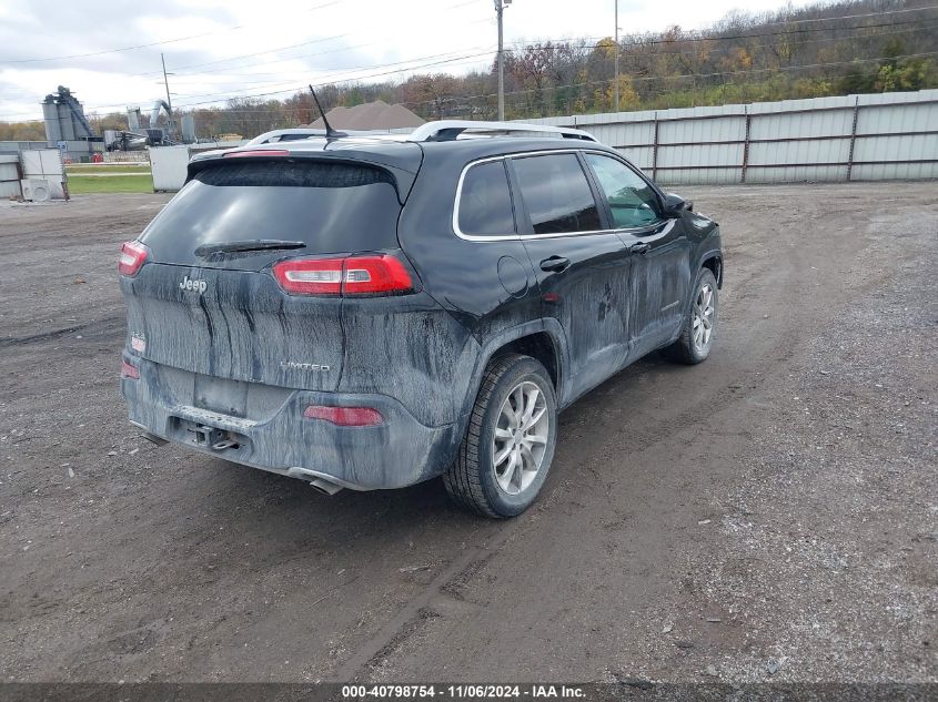 2014 Jeep Cherokee Limited VIN: 1C4PJMDS1EW156163 Lot: 40798754