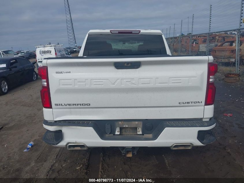 2020 Chevrolet Silverado 1500 4Wd Short Bed Custom VIN: 1GCUYBEFXLZ363909 Lot: 40798773