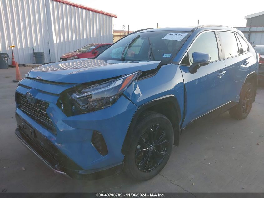 2022 Toyota Rav4 Hybrid Se VIN: 4T3T6RFV0NU084309 Lot: 40798782