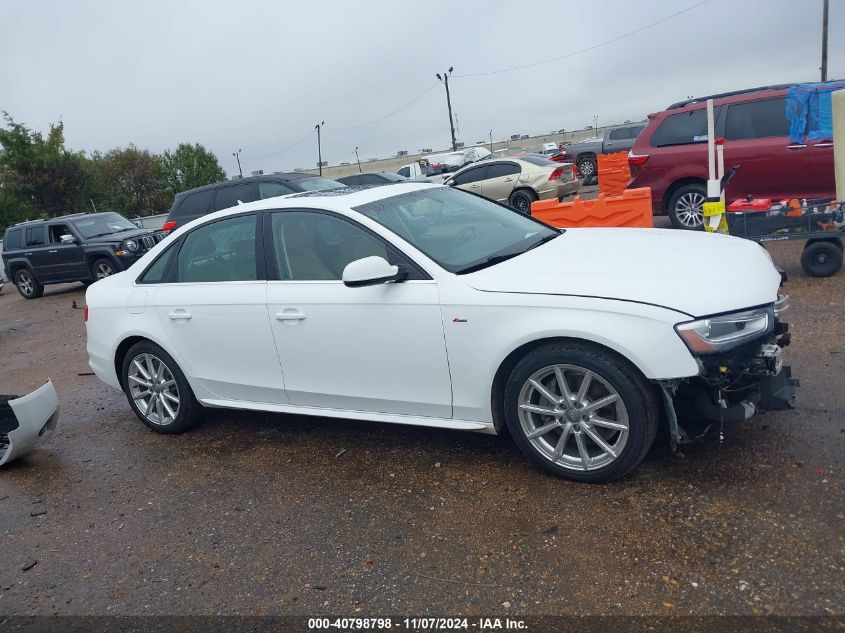 2014 Audi A4 2.0T Premium VIN: WAUFFAFL2EN003005 Lot: 40798798