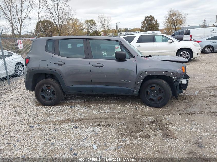 2017 Jeep Renegade Sport 4X4 VIN: ZACCJBAB8HPF57203 Lot: 40798815