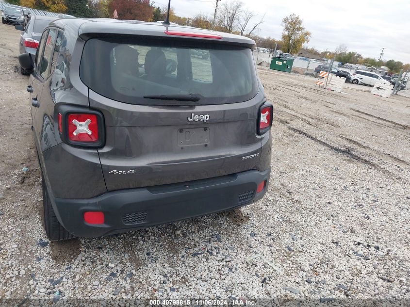 2017 Jeep Renegade Sport 4X4 VIN: ZACCJBAB8HPF57203 Lot: 40798815