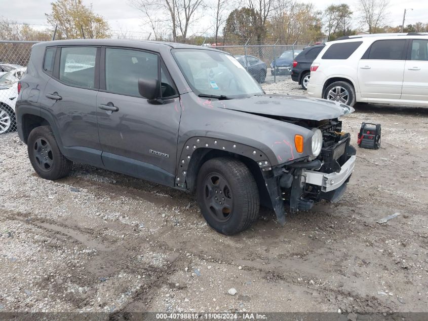 2017 Jeep Renegade Sport 4X4 VIN: ZACCJBAB8HPF57203 Lot: 40798815