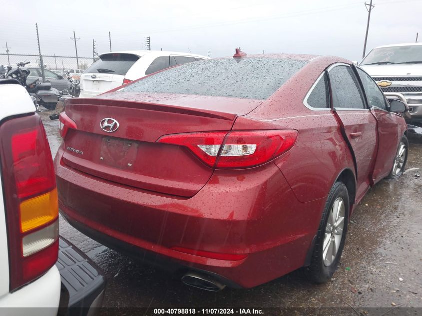 2015 Hyundai Sonata Se VIN: 5NPE24AF2FH092430 Lot: 40798818