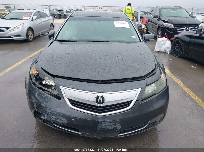 2012 Acura Tl 3.5 VIN: 19UUA8F27CA002480 Lot: 40798822