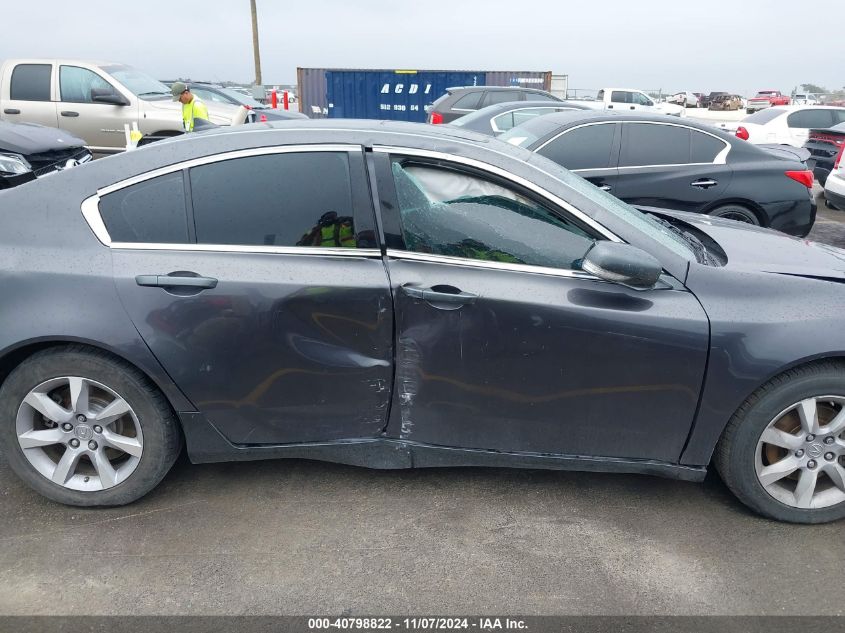 2012 Acura Tl 3.5 VIN: 19UUA8F27CA002480 Lot: 40798822