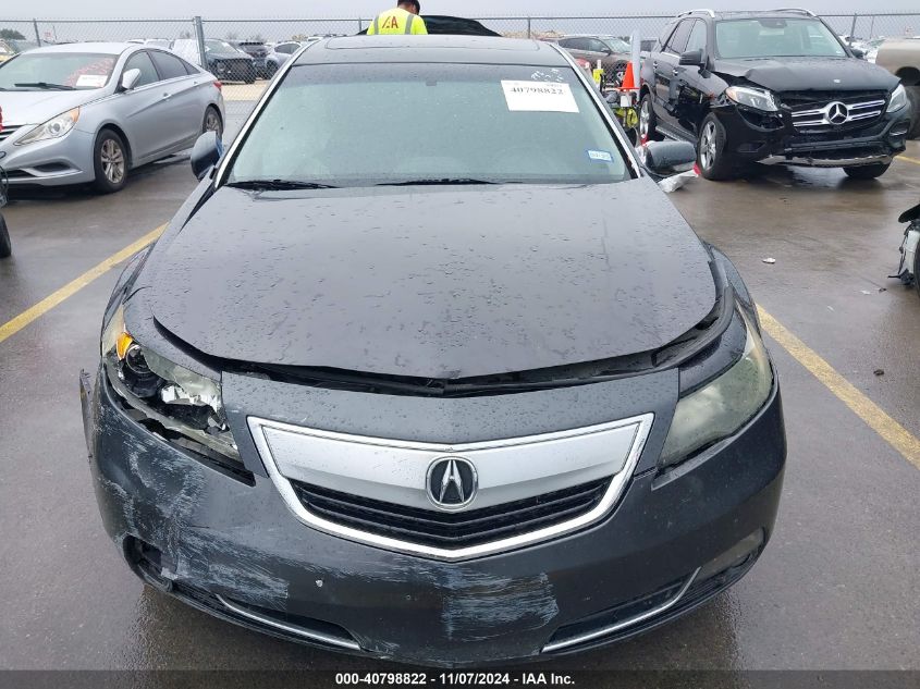 2012 Acura Tl 3.5 VIN: 19UUA8F27CA002480 Lot: 40798822