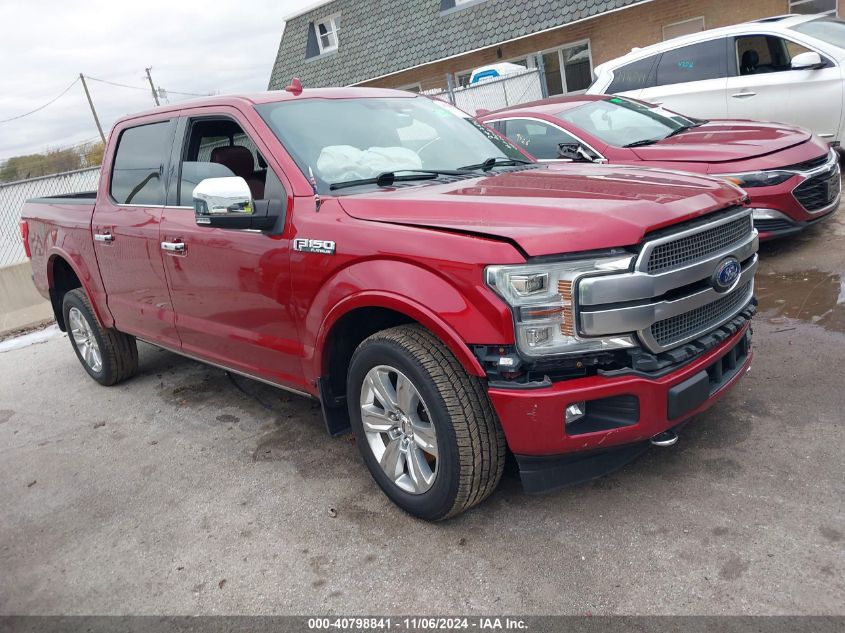 2018 FORD F-150 PLATINUM - 1FTEW1EG4JFC11720