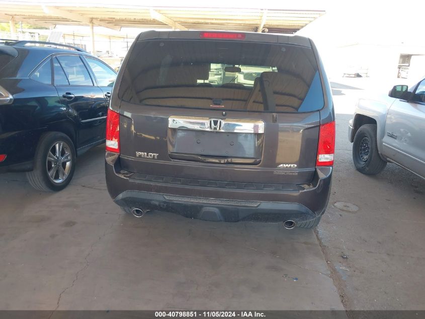 2012 Honda Pilot Ex-L VIN: 5FNYF4H66CB012242 Lot: 40798851