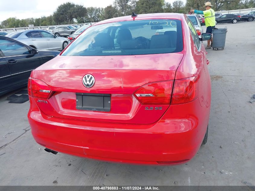 2013 Volkswagen Jetta 2.5L Se VIN: 3VWDP7AJ2DM372839 Lot: 40798883