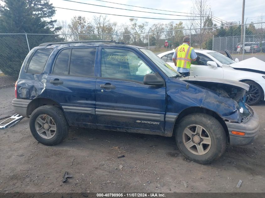 2003 Chevrolet Tracker Hard Top Base VIN: 2CNBJ13C736949599 Lot: 40798905