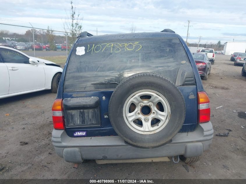 2003 Chevrolet Tracker Hard Top Base VIN: 2CNBJ13C736949599 Lot: 40798905