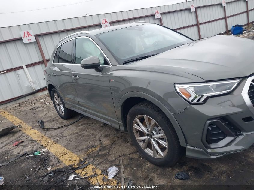 2024 Audi Q3 Premium 45 Tfsi S Line Quattro Tiptronic VIN: WA1DECF35R1072237 Lot: 40798913