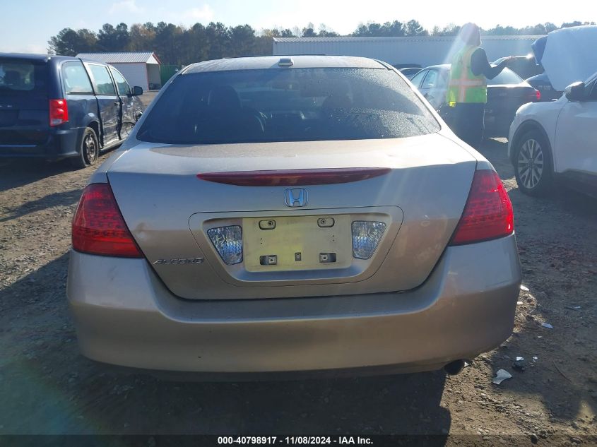 2007 Honda Accord 2.4 Ex VIN: 1HGCM56727A086128 Lot: 40798917