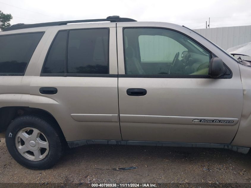 2002 Chevrolet Trailblazer VIN: 1GNDS13S722465324 Lot: 40798938