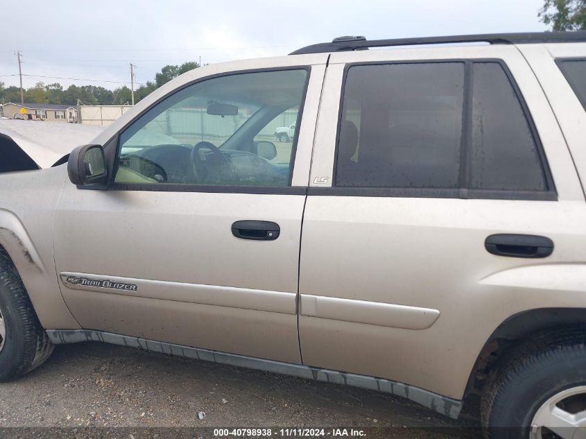 2002 Chevrolet Trailblazer VIN: 1GNDS13S722465324 Lot: 40798938