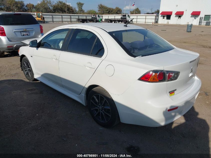 VIN JA32U2FU4HU006986 2017 Mitsubishi Lancer, ES no.3